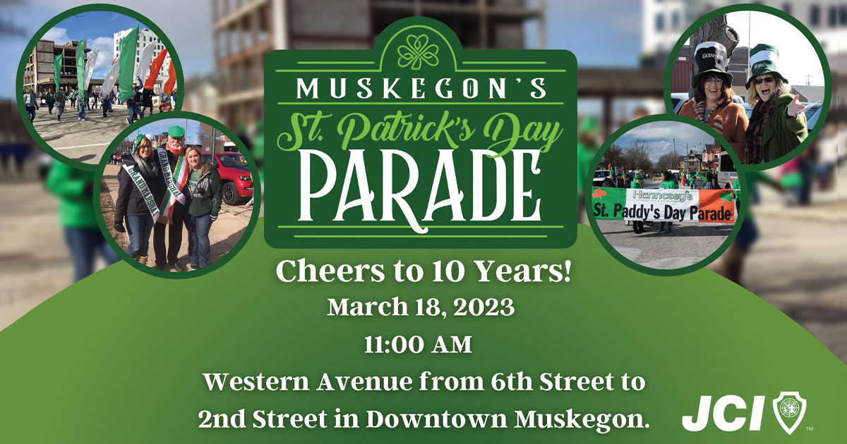 Muskegon St. Patrick’s Day Parade Returns for Its 10th Year!