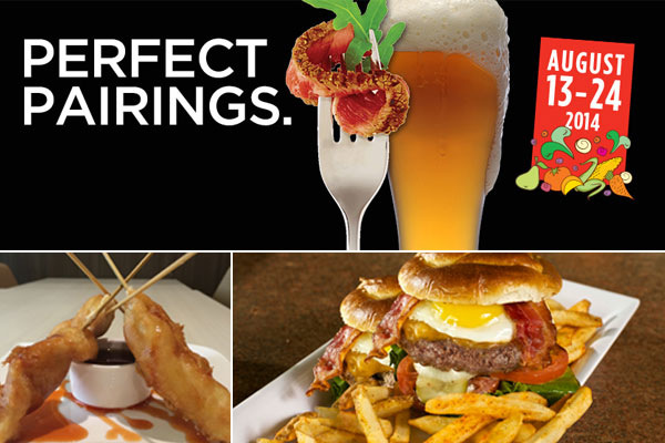 Perfect Pairings: Restaurant Week is August 13-24