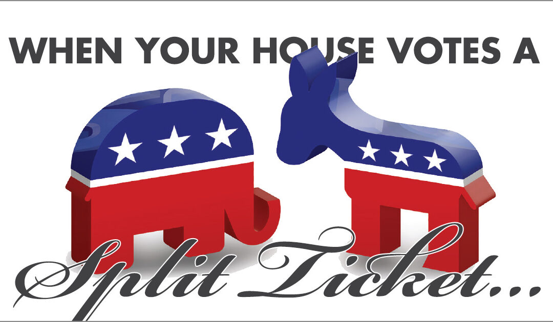 When Your House Votes a Split Ticket
