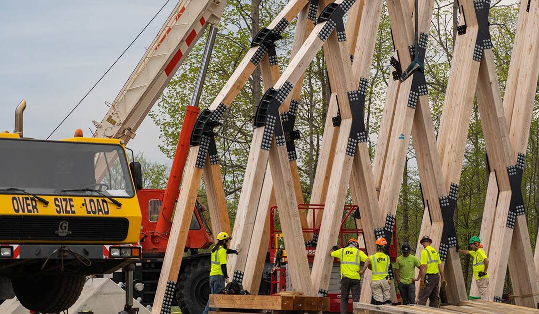 World’s Longest Timber-Towered Suspension Bridge Comes to Northern Michigan